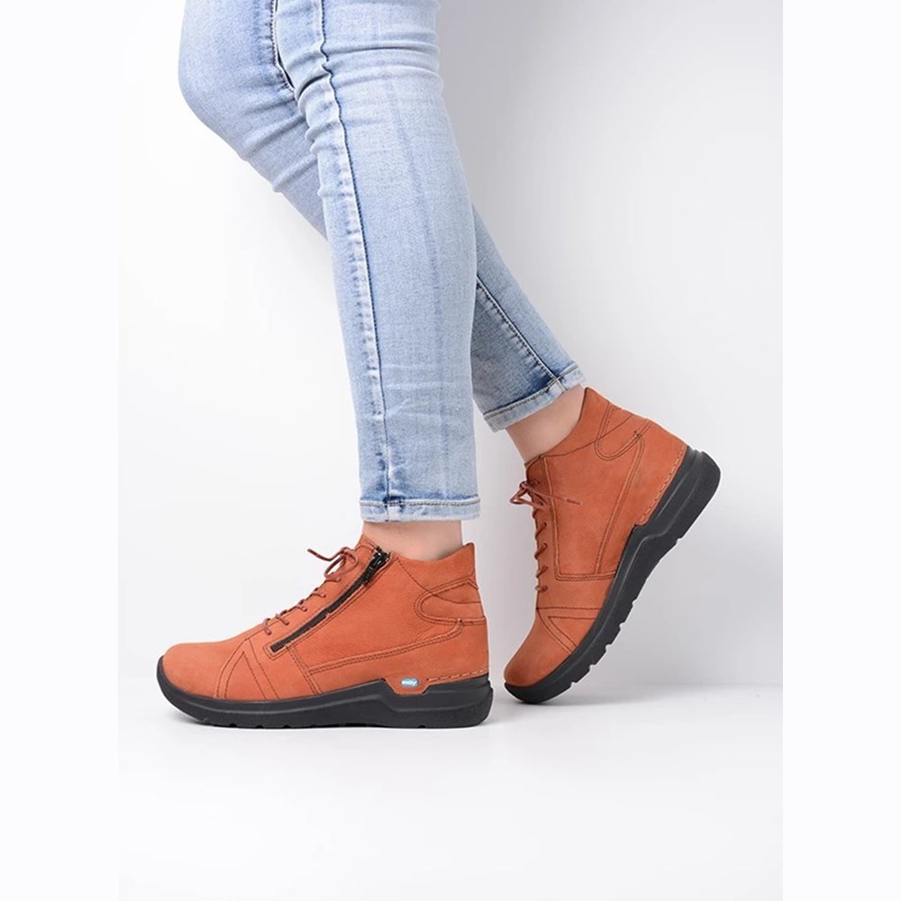 Green Wolky Why Women's Lace Up Shoes | LZAD03526