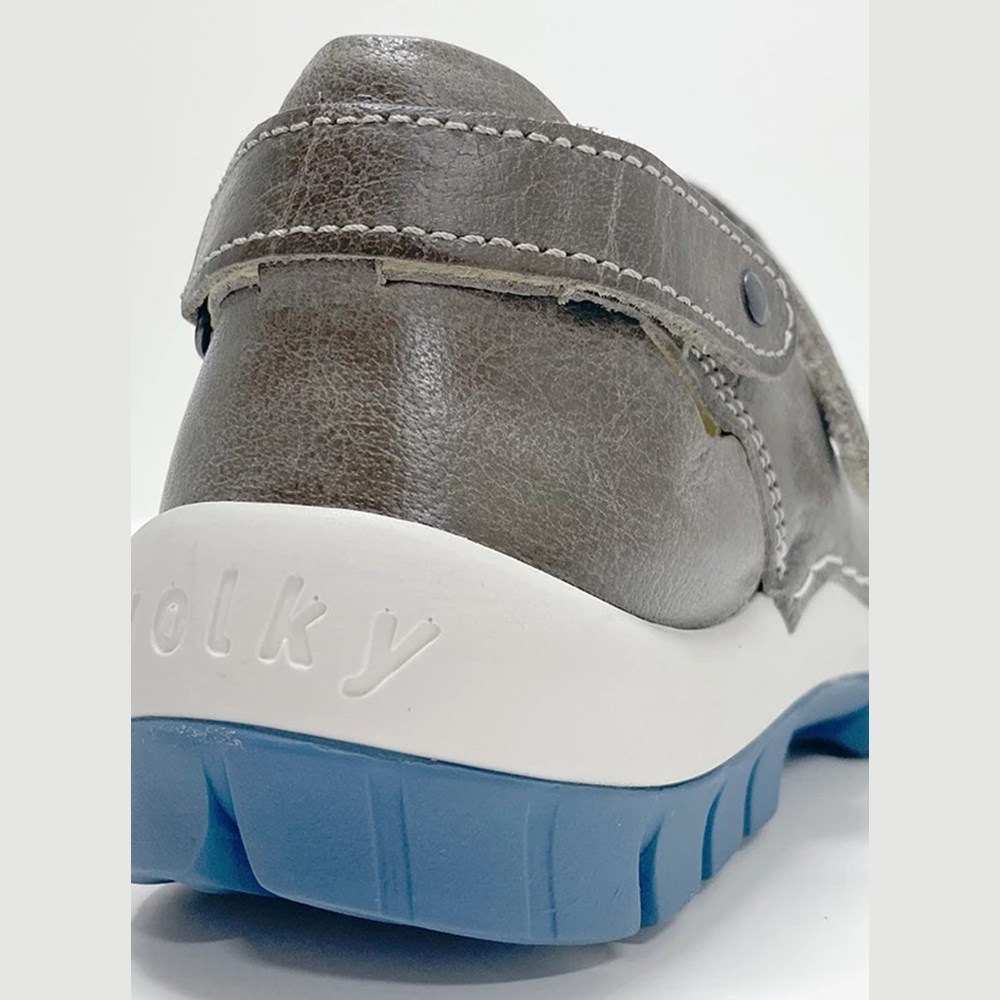 Grey / Blue Wolky Move Women's Mary Janes Shoes | KAVR07423