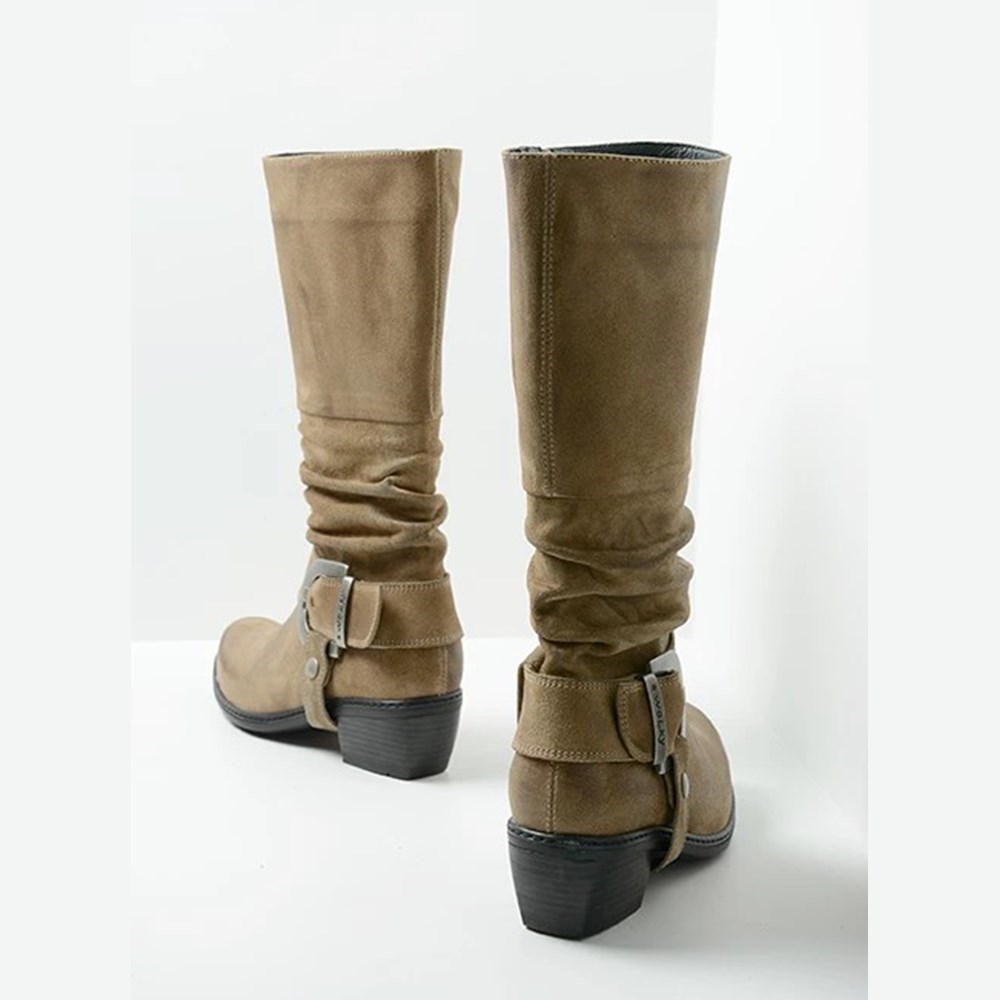 Grey Brown Wolky La Banda Women's High Boots | EKTS23804