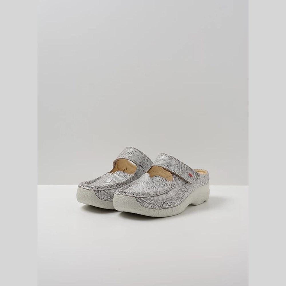 Grey Brown Wolky Roll Women's Slippers | MBAX61794