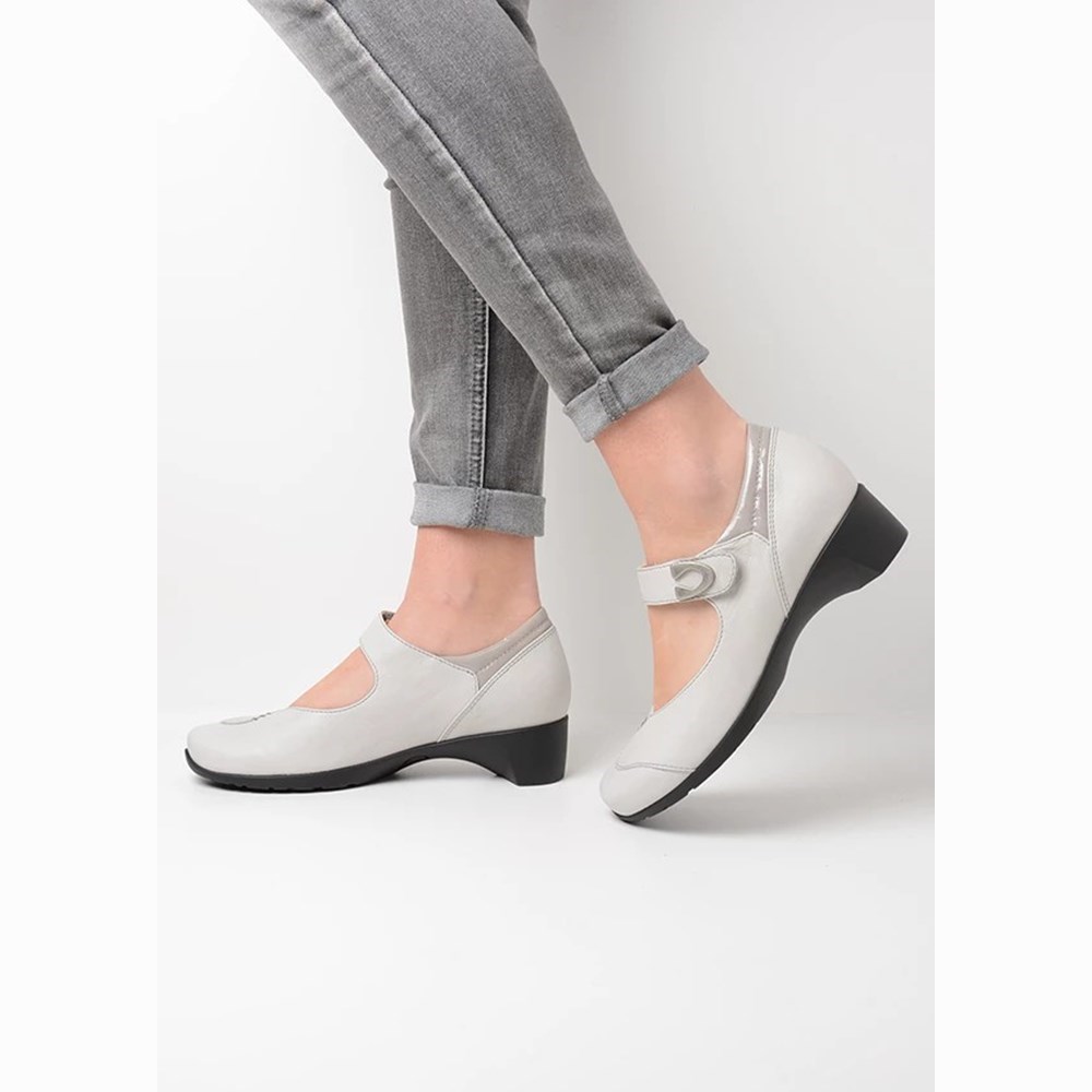 Grey Wolky Chili Women's Mary Janes Shoes | AHBU36248