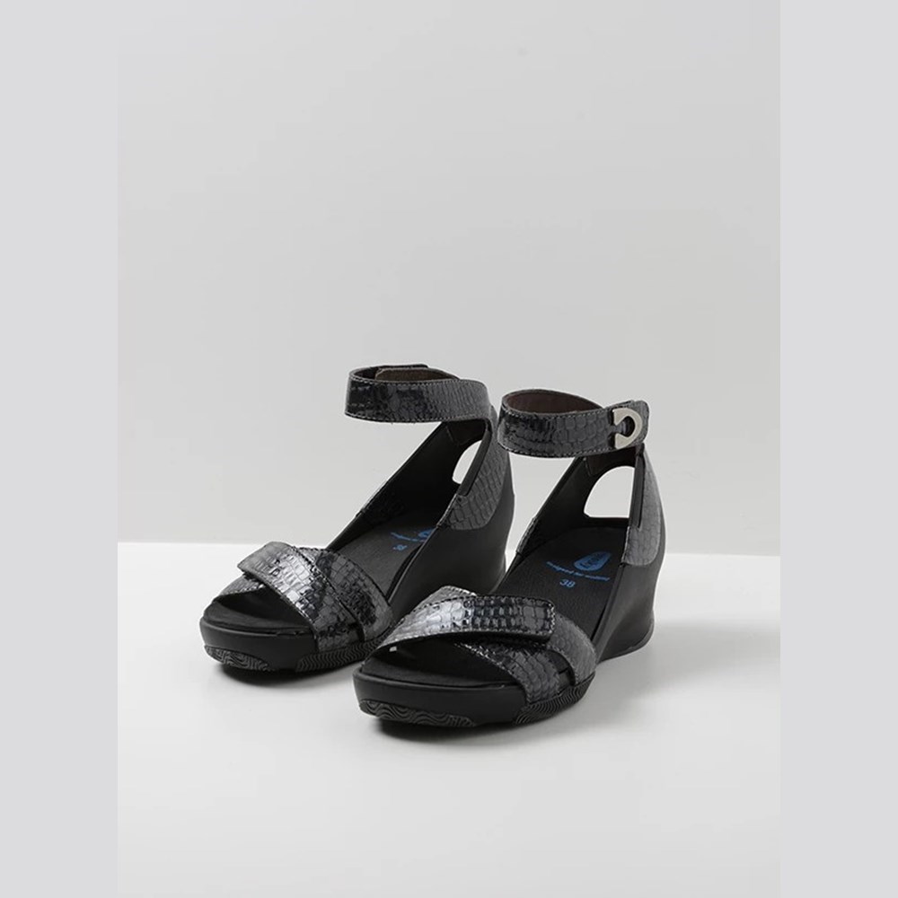 Grey Wolky Era Women's Sandals | NTLE78512