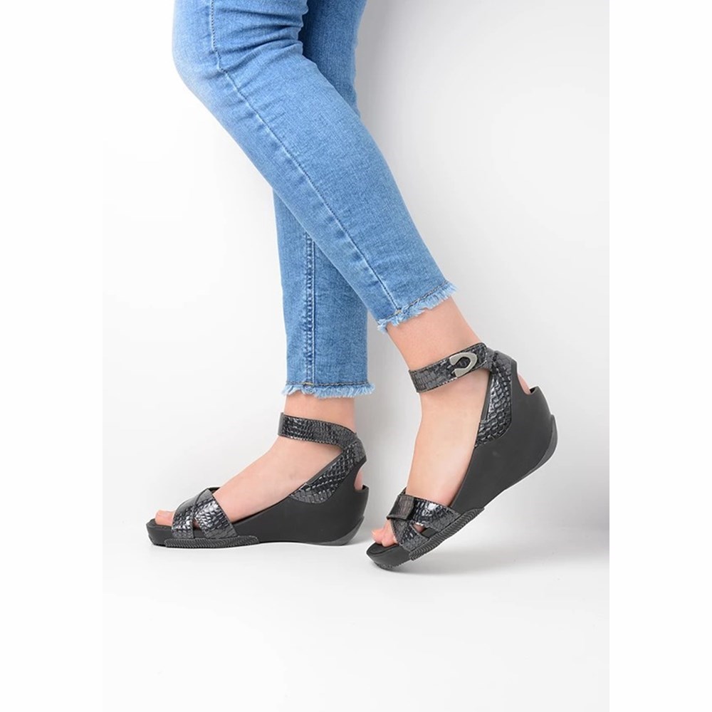 Grey Wolky Era Women's Sandals | NTLE78512