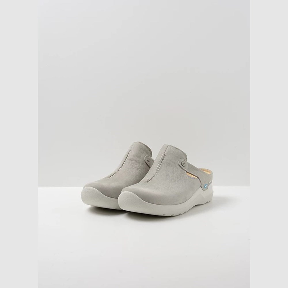 Grey Wolky Holland Women's Clogs | KOQH13862