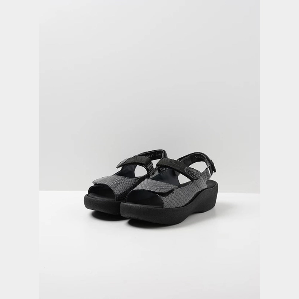 Grey Wolky Jewel Women's Sandals | YQEH73481