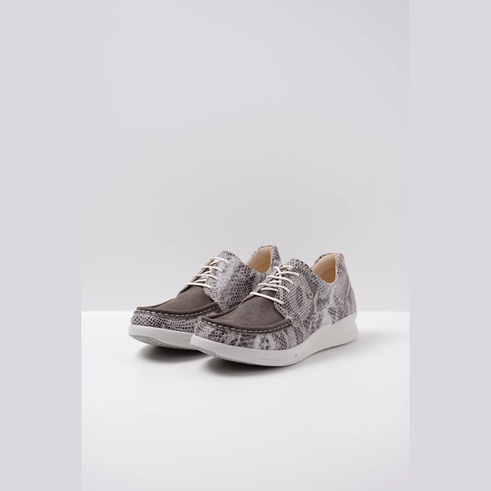 Grey Wolky One Women's Walking Shoes | PVZX35879