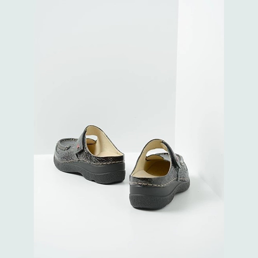 Grey Wolky Roll Women's Slippers | TCFB35672