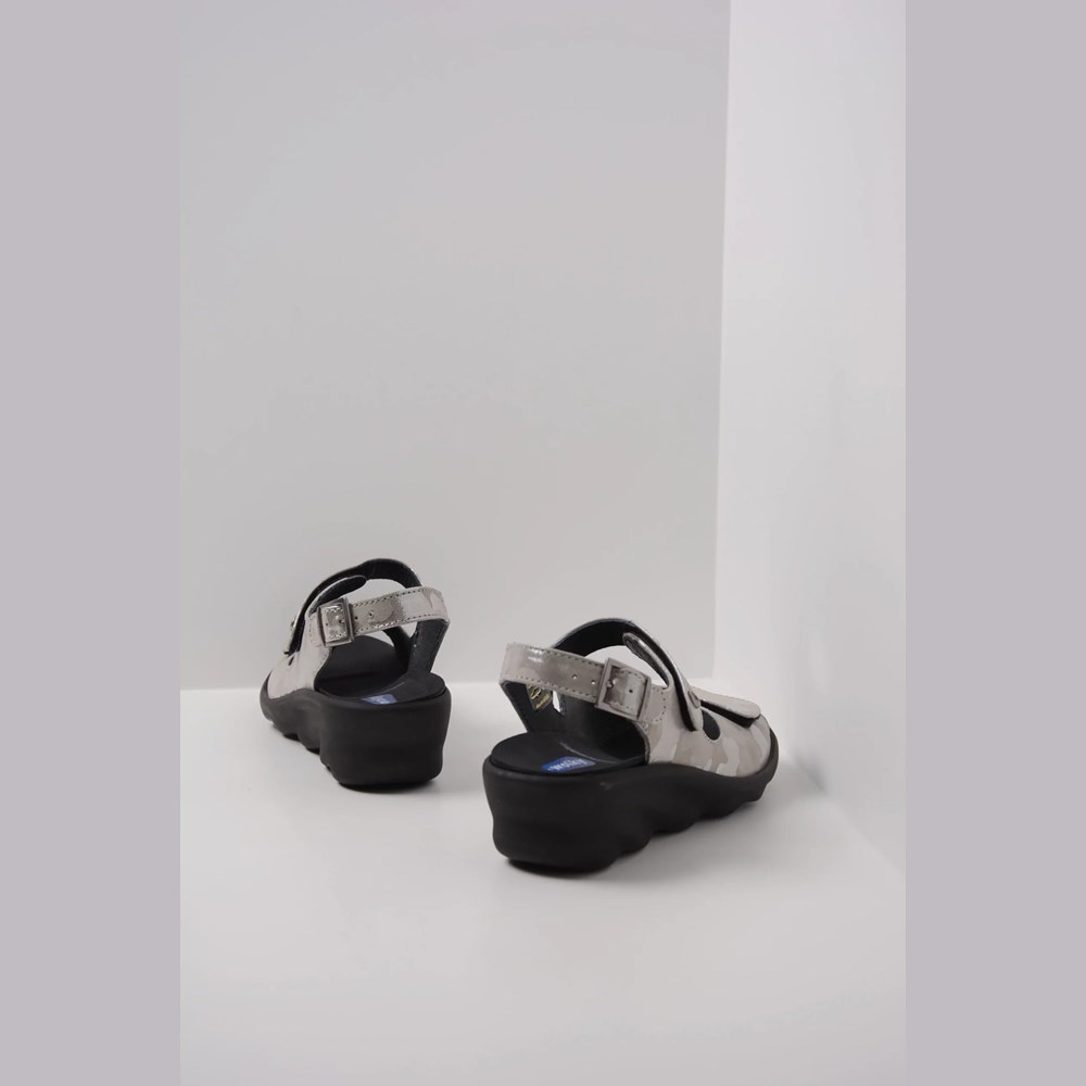 Grey Wolky Scala Women's Sandals | IQLJ64150