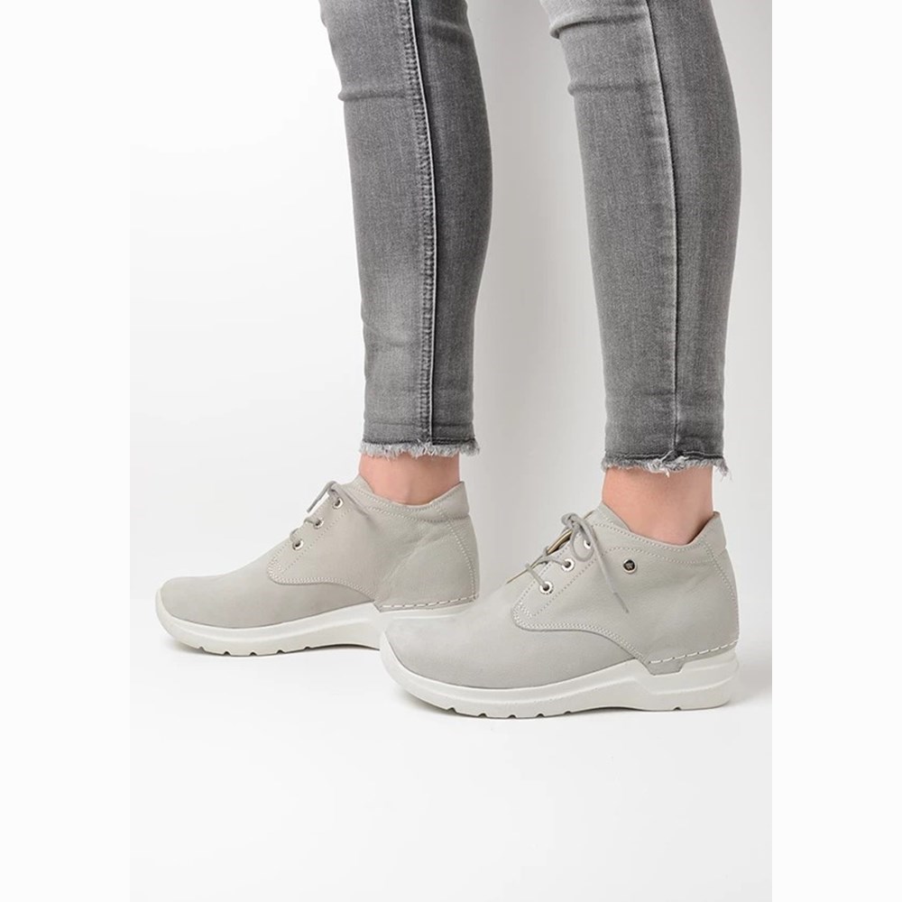 Grey Wolky Truth Women's Walking Shoes | QPFS61728