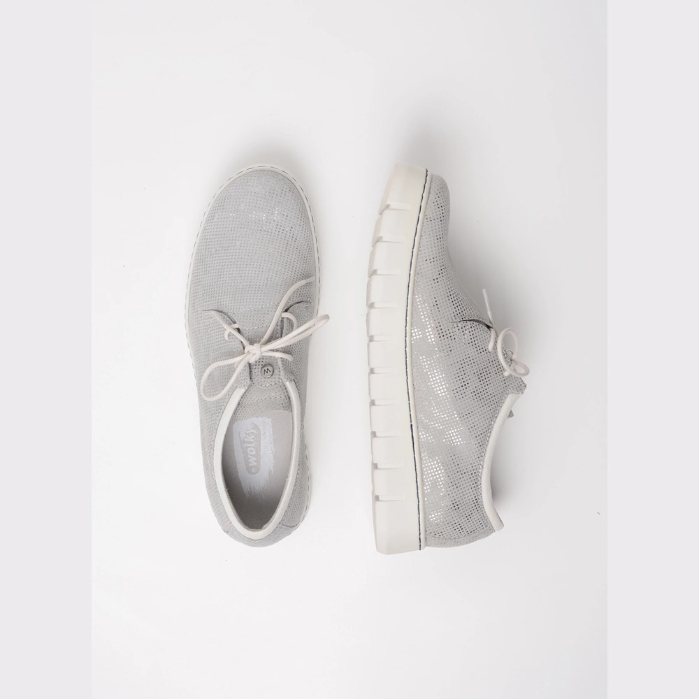 Grey Wolky Vic Summer Women's Sneakers | CSWD72165