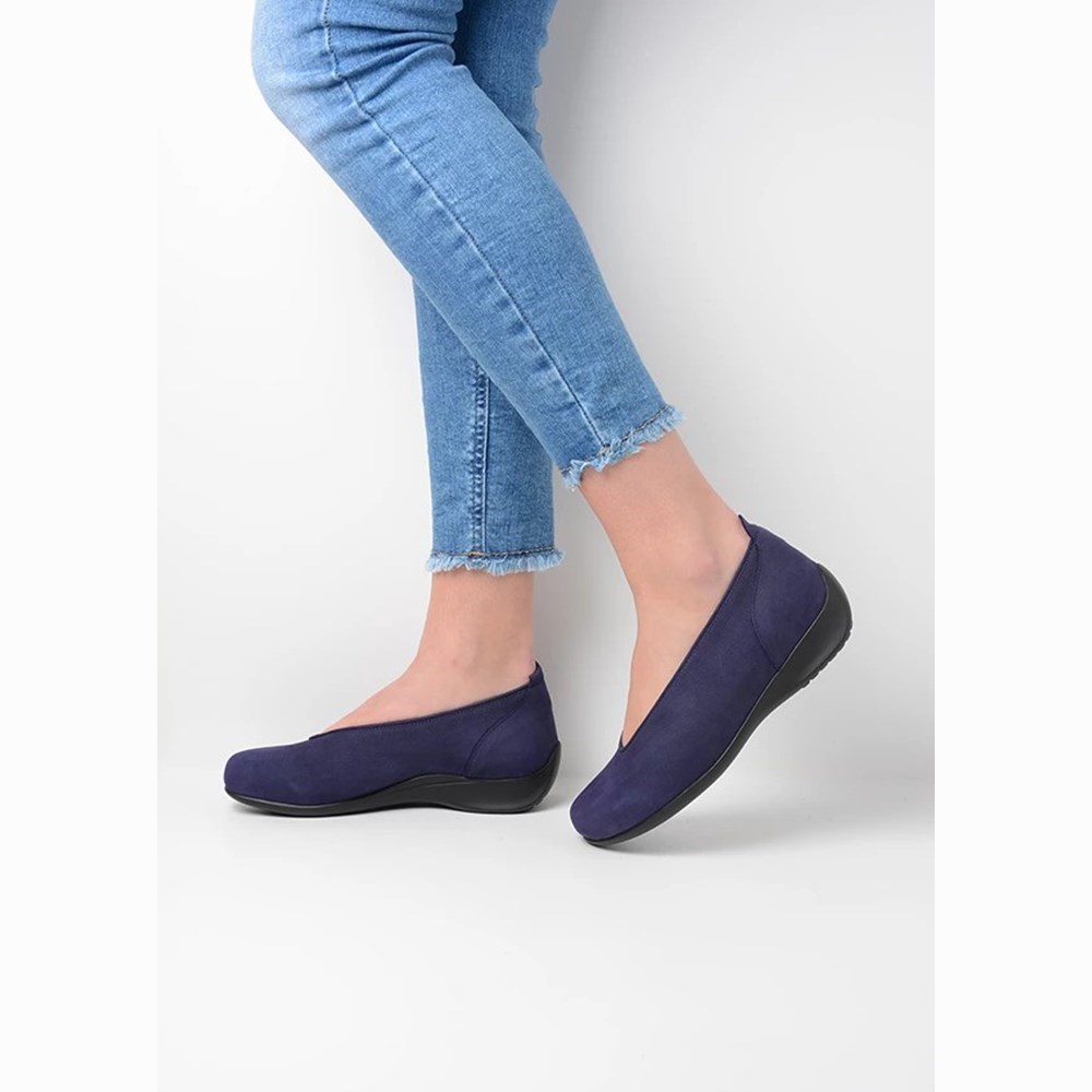 Purple Wolky Ballet Women's Slip On Shoes | DRPT64091