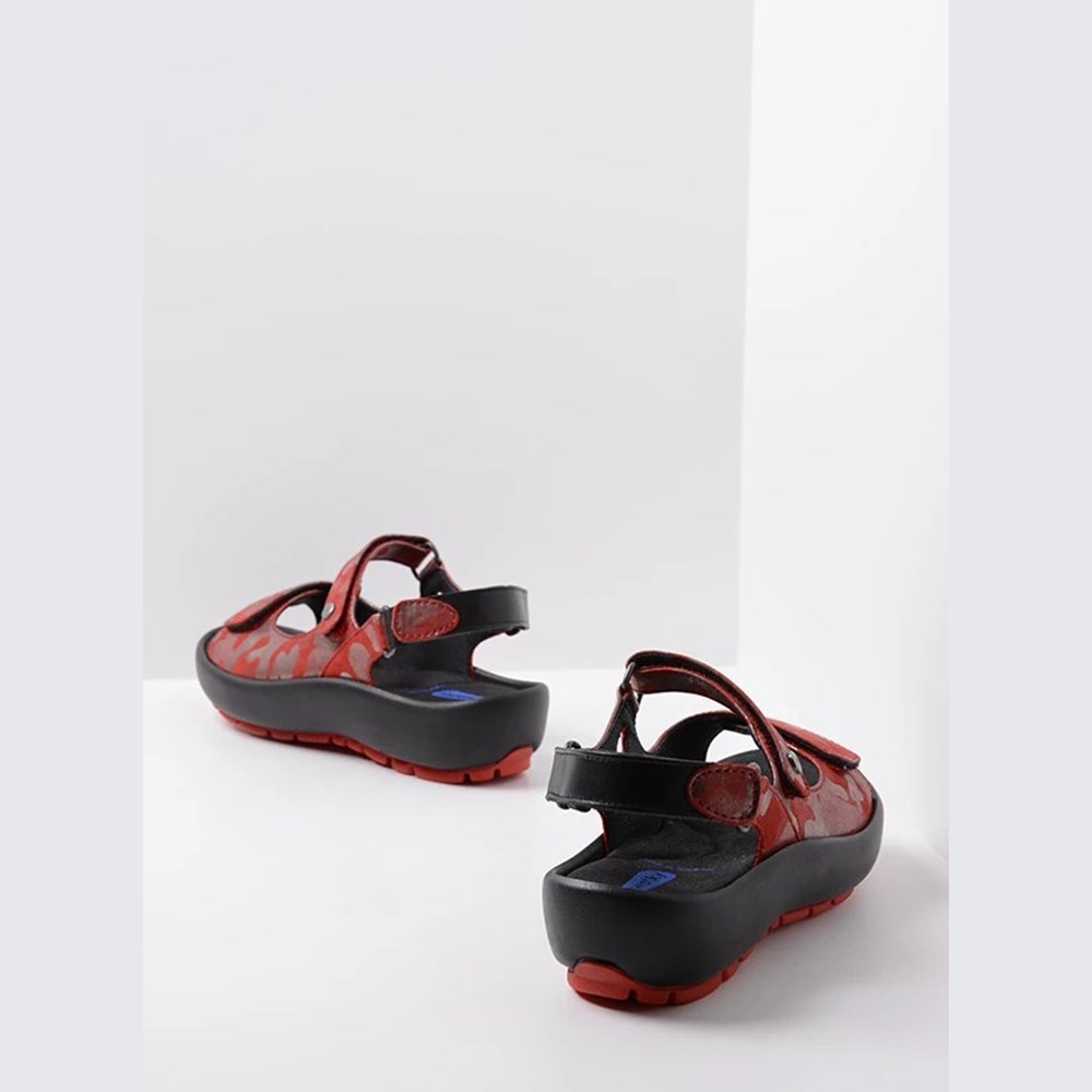 Red Wolky Barsilia Women's Sandals | LBZA91475