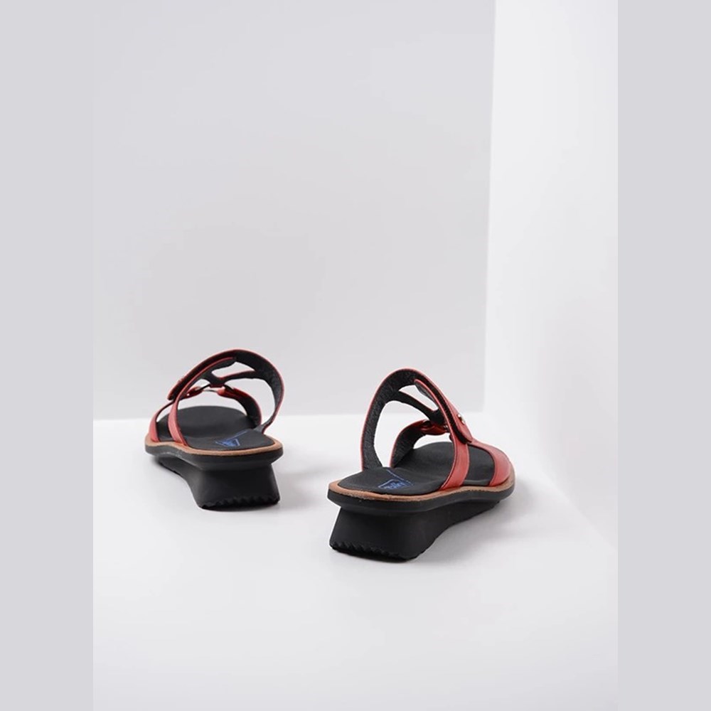 Red Wolky Isa Women's Sandals | YTJH15709