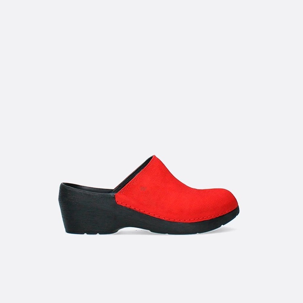 Red Wolky Pro-clog Women\'s Clogs | QYVJ14203