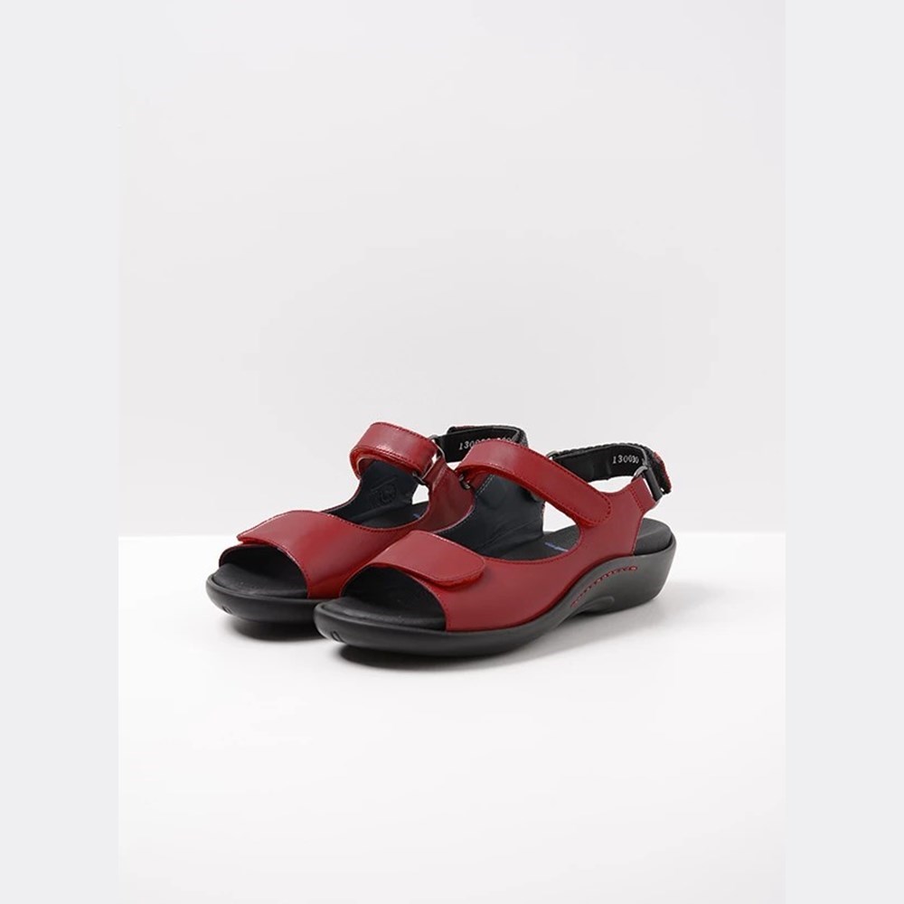 Red Wolky Salvia Women's Sandals | MSFL13248