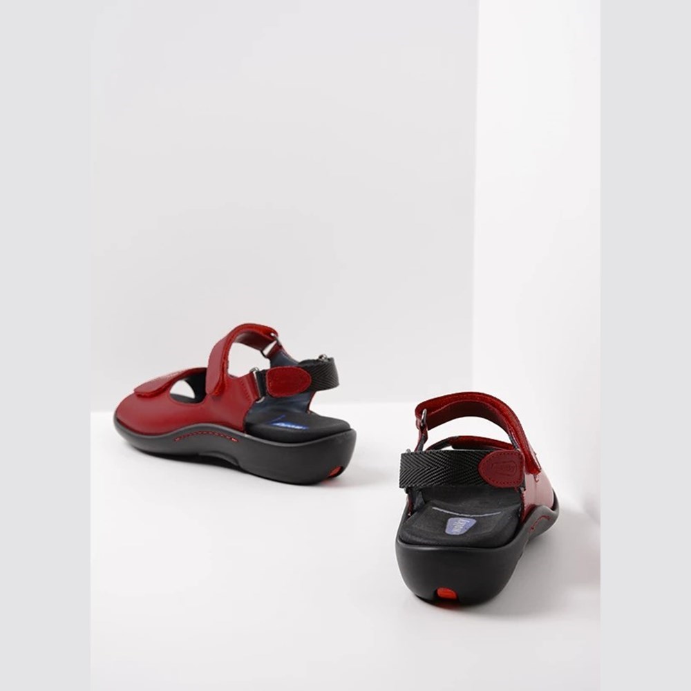 Red Wolky Salvia Women's Sandals | MSFL13248