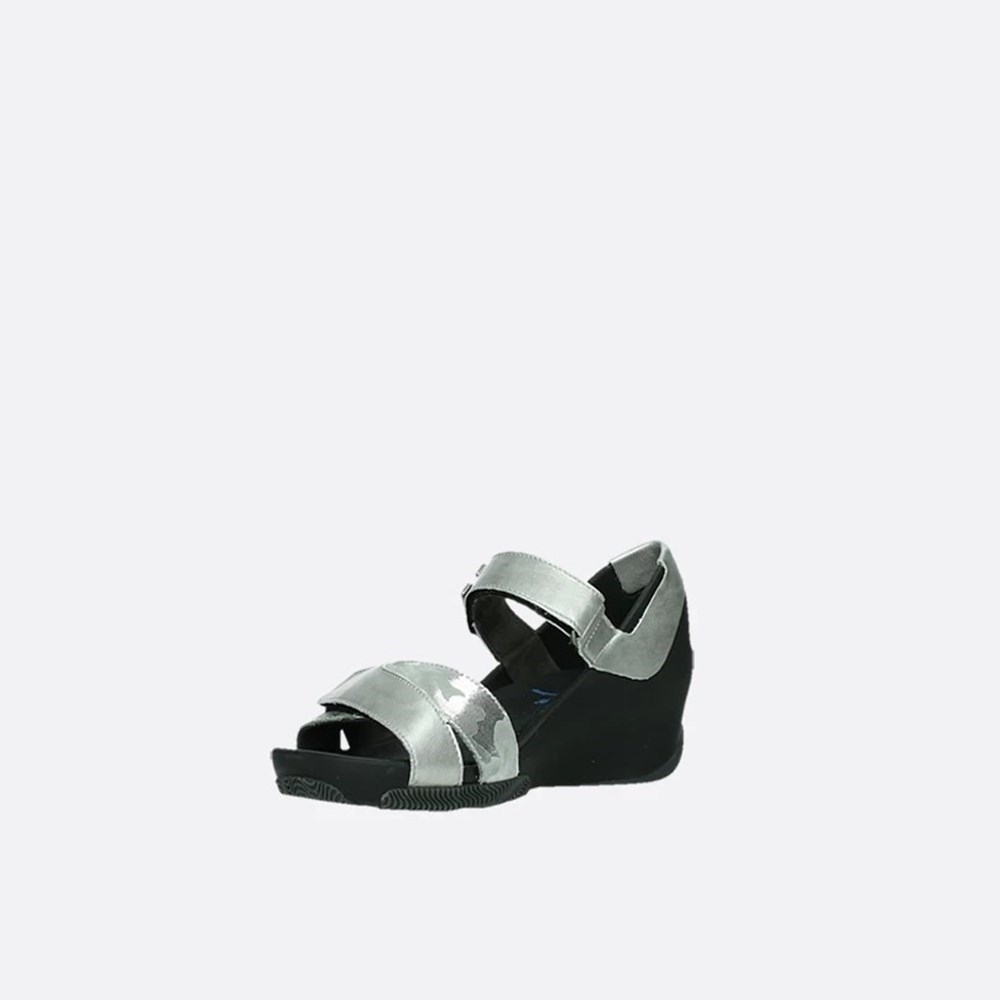 Silver / Grey Wolky Epoch Women's Sandals | SCEY30179