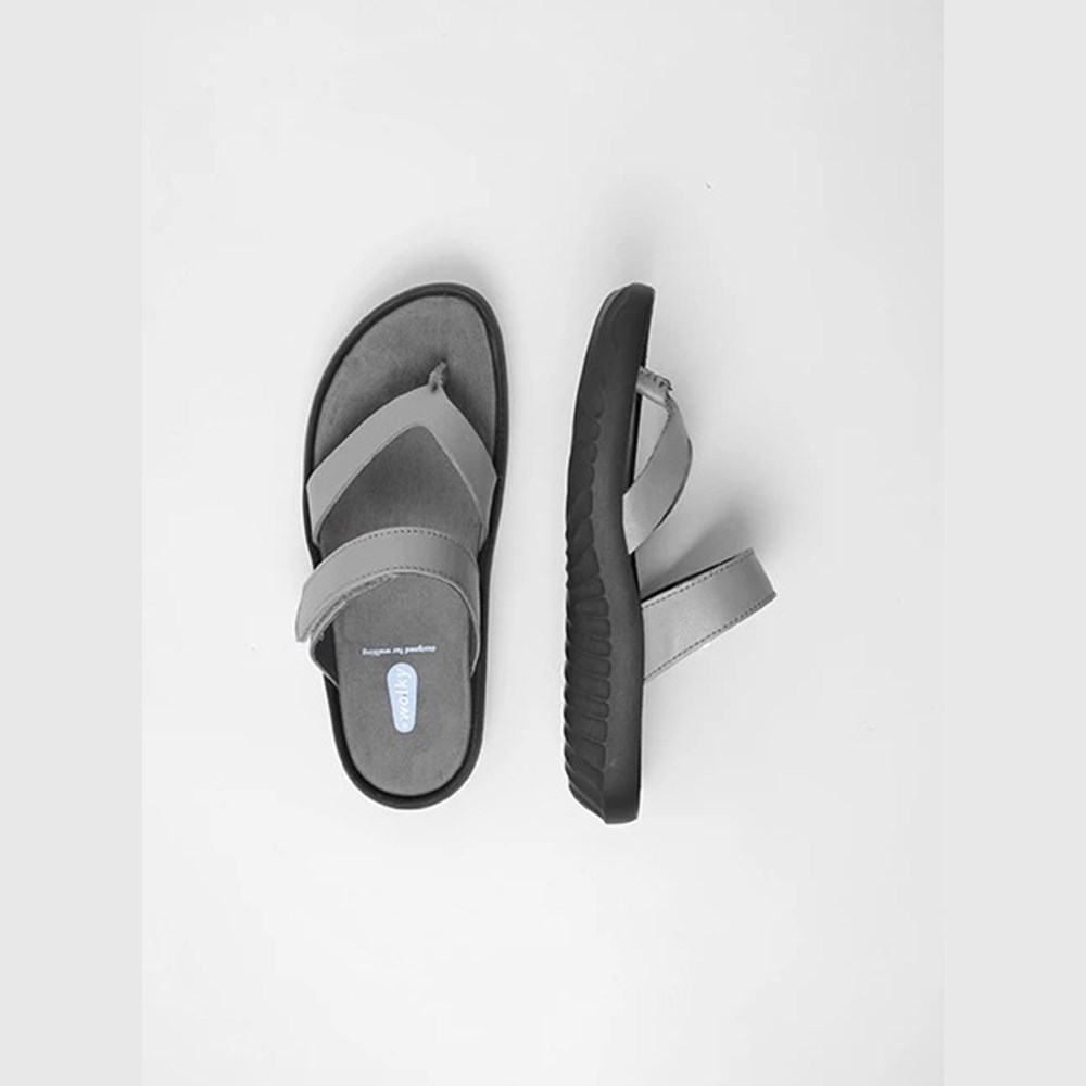 Silver / Grey Wolky Tahiti Women's Sandals | RYUA48051