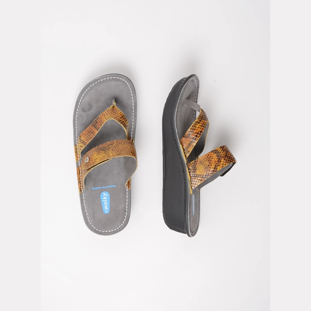 Snake Wolky Martinique Women's Sandals | DOPS54182