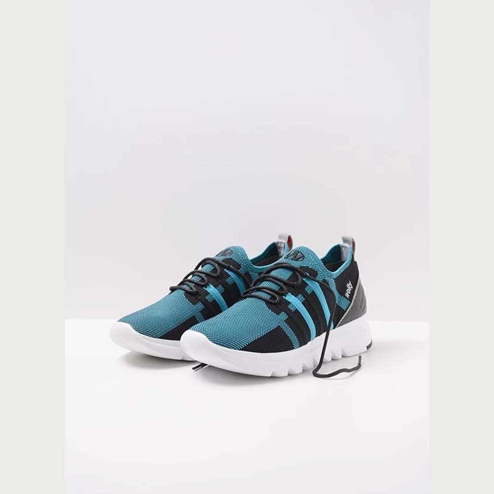 Turquoise Wolky Mako Women's Sneakers | MIFA56932