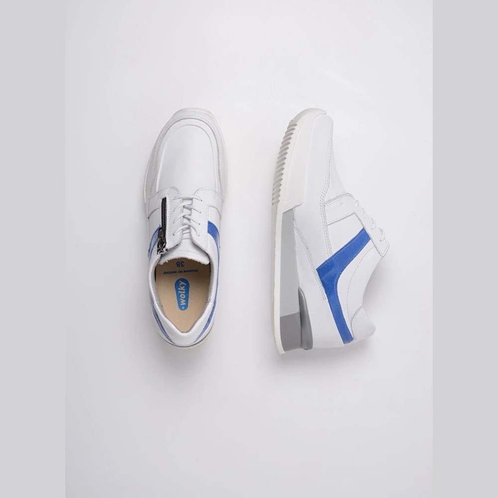 White Wolky Field Women's Sneakers | QTUM35049