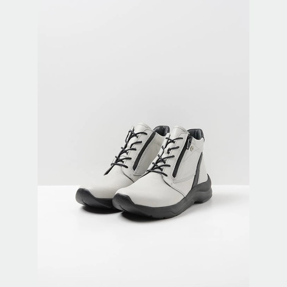 White Wolky Glacier Women's Lace Up Shoes | AUYH01372