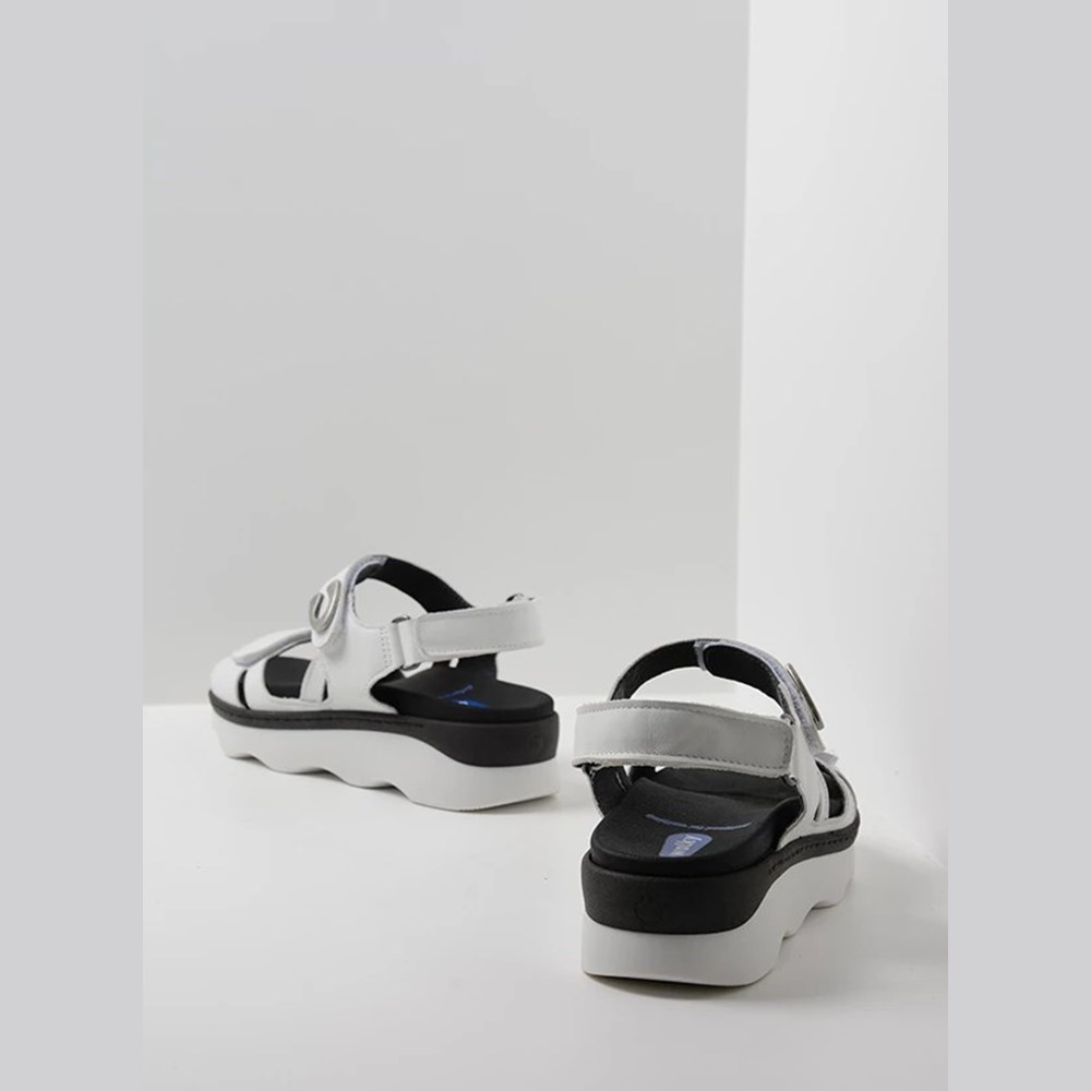 White Wolky Medusa Women's Sandals | IXSR27568