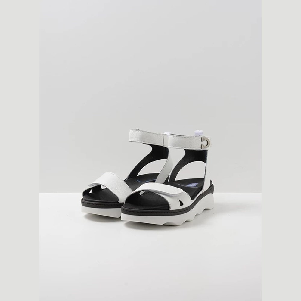 White Wolky Plata Women's Sandals | FWPI84320