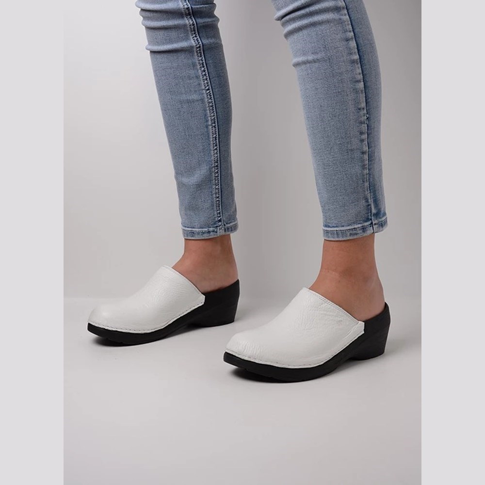 White Wolky Pro-clog Women's Clogs | URIF26310