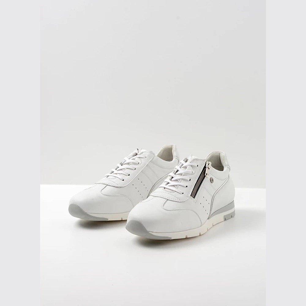 White Wolky Yell Xw Vegan Women's Sneakers | QVDR21847