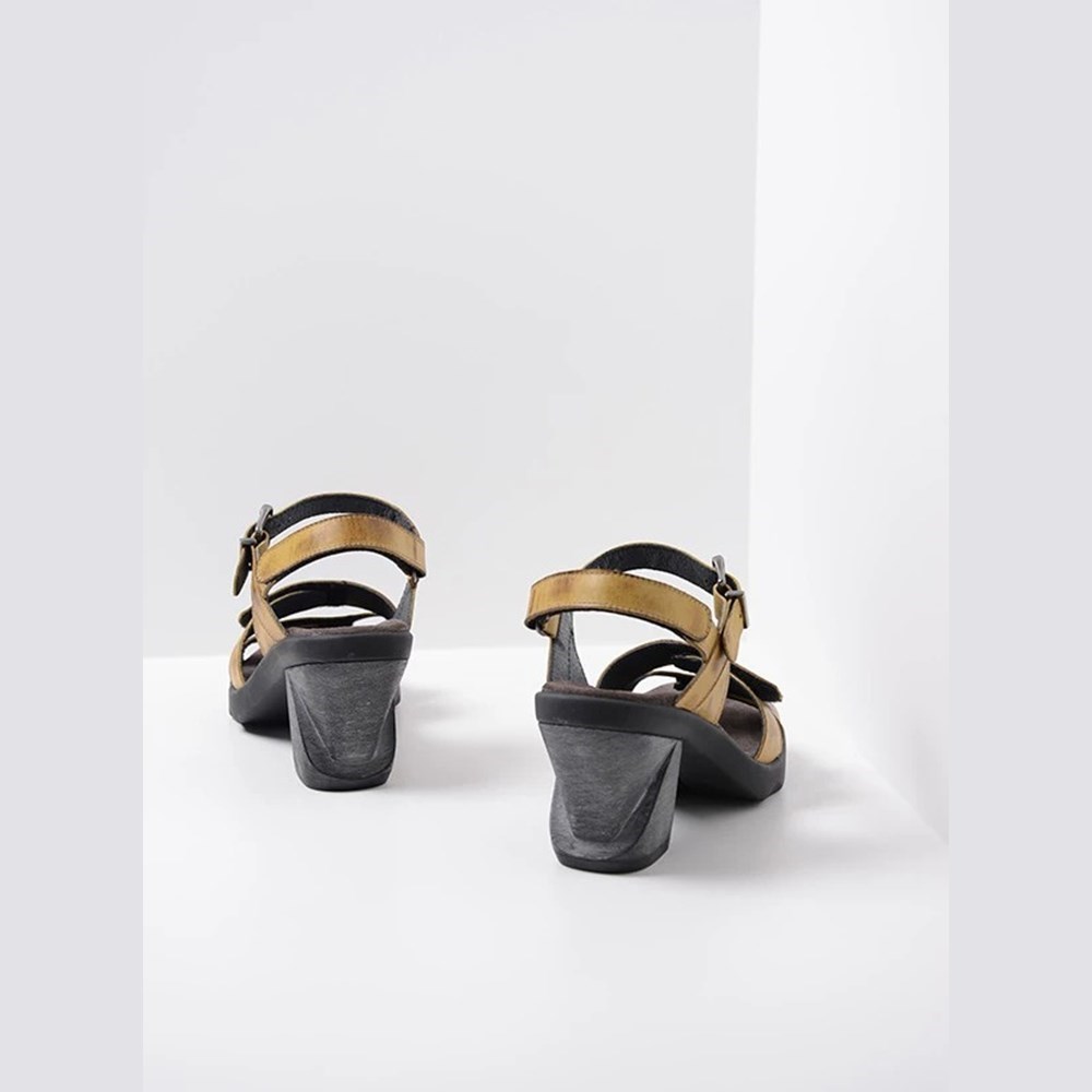 Yellow Wolky Cross Women's Sandals | EIVH50692