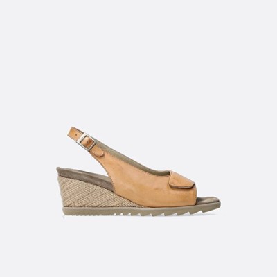 Beige Wolky Murcia Women's Sandals | ITBU71260