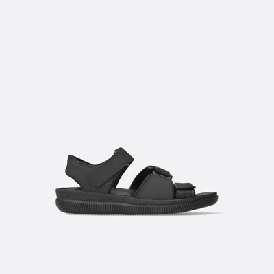 Black Wolky Active Men's Sandals | XZRN30548