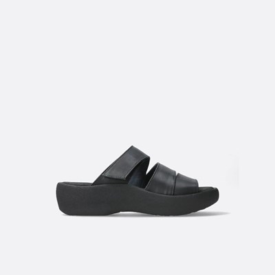 Black Wolky Aporia Women's Sandals | AWOC09534