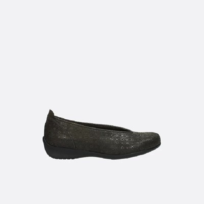 Black Wolky Ballet Women's Slip On Shoes | IPCK68035