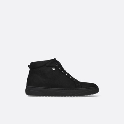 Black Wolky Compass Women's Sneakers | FTDM73408