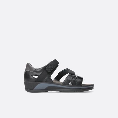 Black Wolky Desh Women's Sandals | AXFZ62798