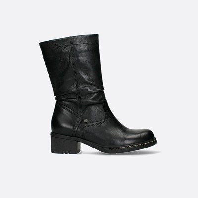 Black Wolky Edmonton Women's Mid Calf Boots | RKLC38547