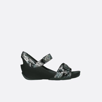 Black Wolky Epoch Women's Sandals | GSWK84576