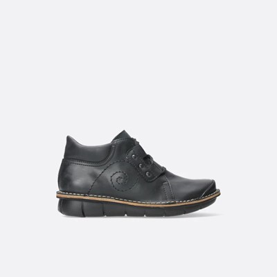 Black Wolky Gallo Vegan Women's Lace Up Shoes | BIRZ17653