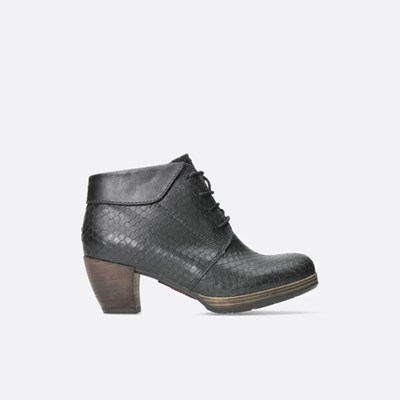 Black Wolky Jacquerie Women's Ankle Boots | SAHW06374