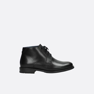 Black Wolky Montevideo Men's Lace Up Shoes | ENRB91078