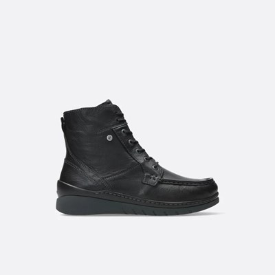 Black Wolky Next Women's Lace Up Shoes | TDEC52847