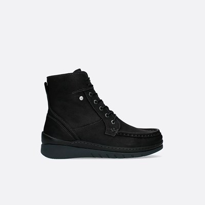 Black Wolky Next Women's Lace Up Shoes | YLHO87913