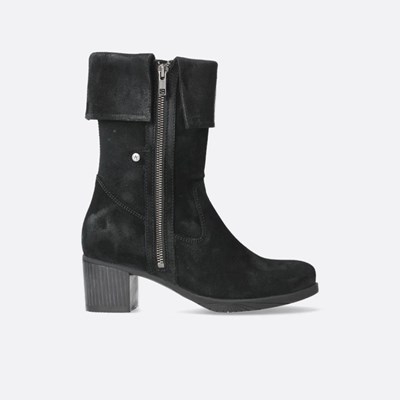 Black Wolky Salento Women's Mid Calf Boots | TMOQ06593