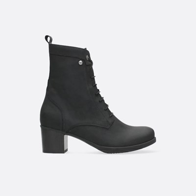 Black Wolky Sarah Women's Biker Boots | JBSL19436