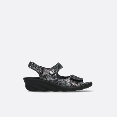 Black Wolky Scala Women's Sandals | DUMQ57108