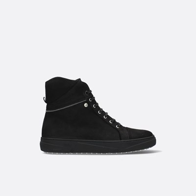 Black Wolky Wheel Women's Lace Up Shoes | OKTS89160