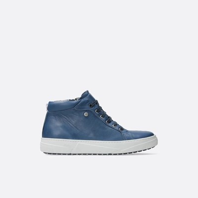 Blue Wolky Compass Women's Lace Up Shoes | EUPF34769