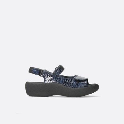 Blue Wolky Jewel Women's Sandals | FOSU02985